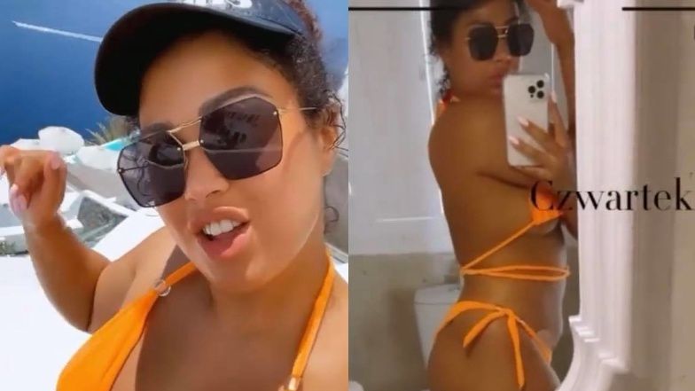 Patricia Kazadi pokazuje ciało w mandarynkowym bikini