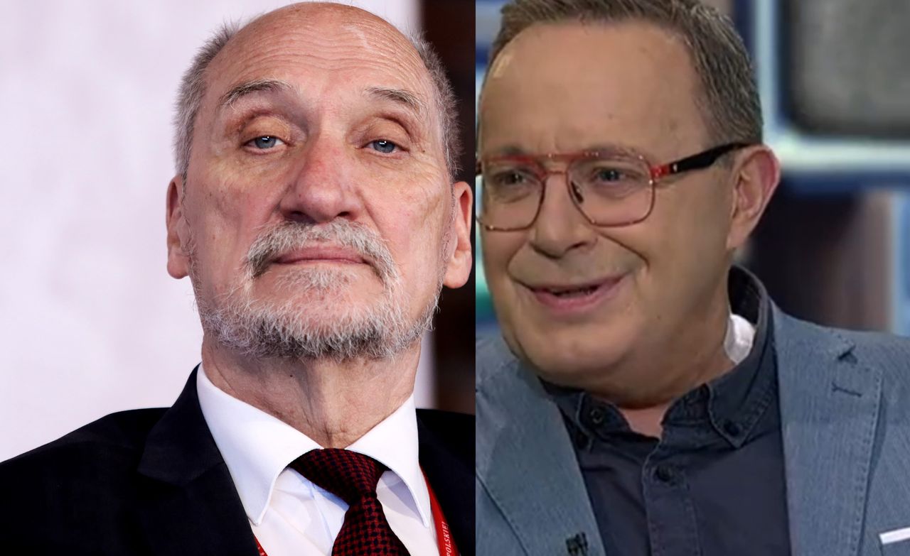 Nie mógł się powstrzymać. Dziennikarz TVN zdradził, co powiedział mu Macierewicz na cmentarzu