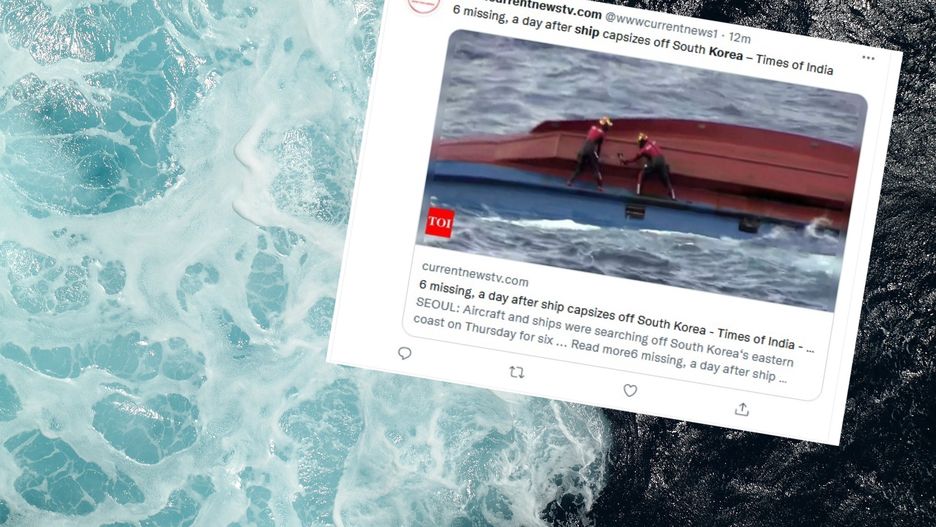 Tragedia w Korei. Płd. Przewrócił się statek 