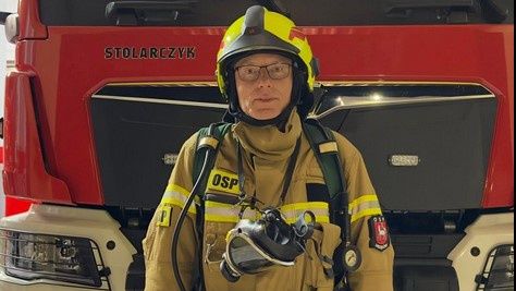 Ksiądz Marcin Flasiński został strażakiem OSP