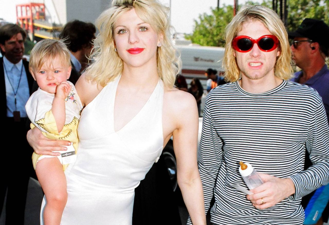 Courtney Love i Kurt Cobain w 1993 roku