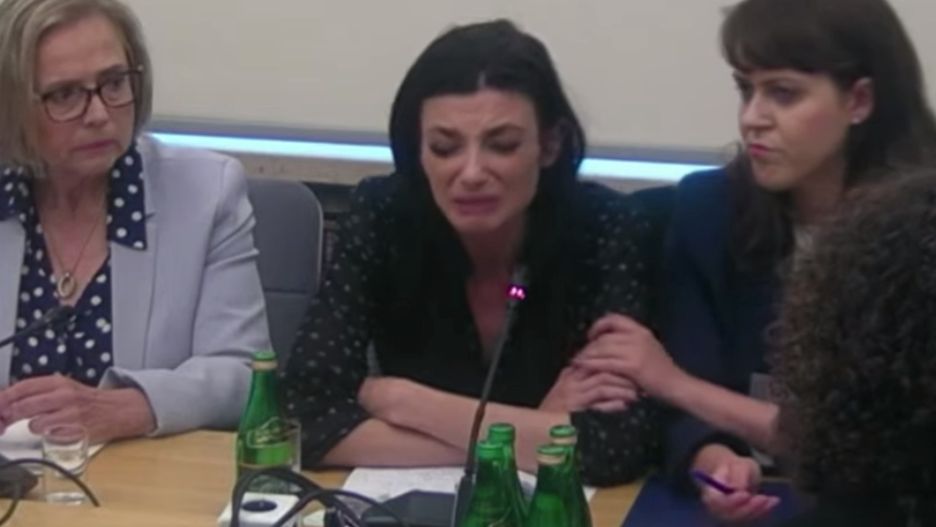 Pani Joanna z Krakowa na posiedzeniu Parlamentarnego Zespołu Praw Kobiet