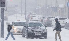 Potężna śnieżyca w Moskwie. Paraliż na lotniskach