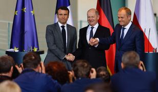 Wsparcie dla Ukrainy. Macron: Francja, Niemcy i Polska razem