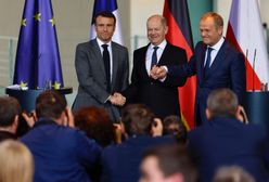 Wsparcie dla Ukrainy. Macron: Francja, Niemcy i Polska razem