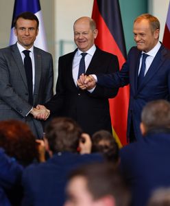 Wsparcie dla Ukrainy. Macron: Francja, Niemcy i Polska razem