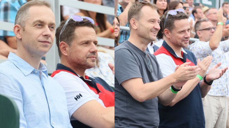 Znani kibicują Idze Świątek w Warszawie