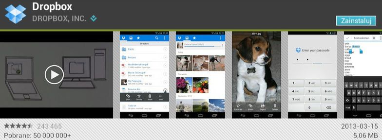 Dropbox - jak zainstalować? Poradnik [Android] 2