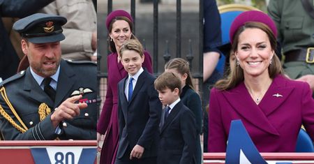 Książę William i księżna Kate wraz z dziećmi zadają szyku podczas uroczystej parady w Londynie