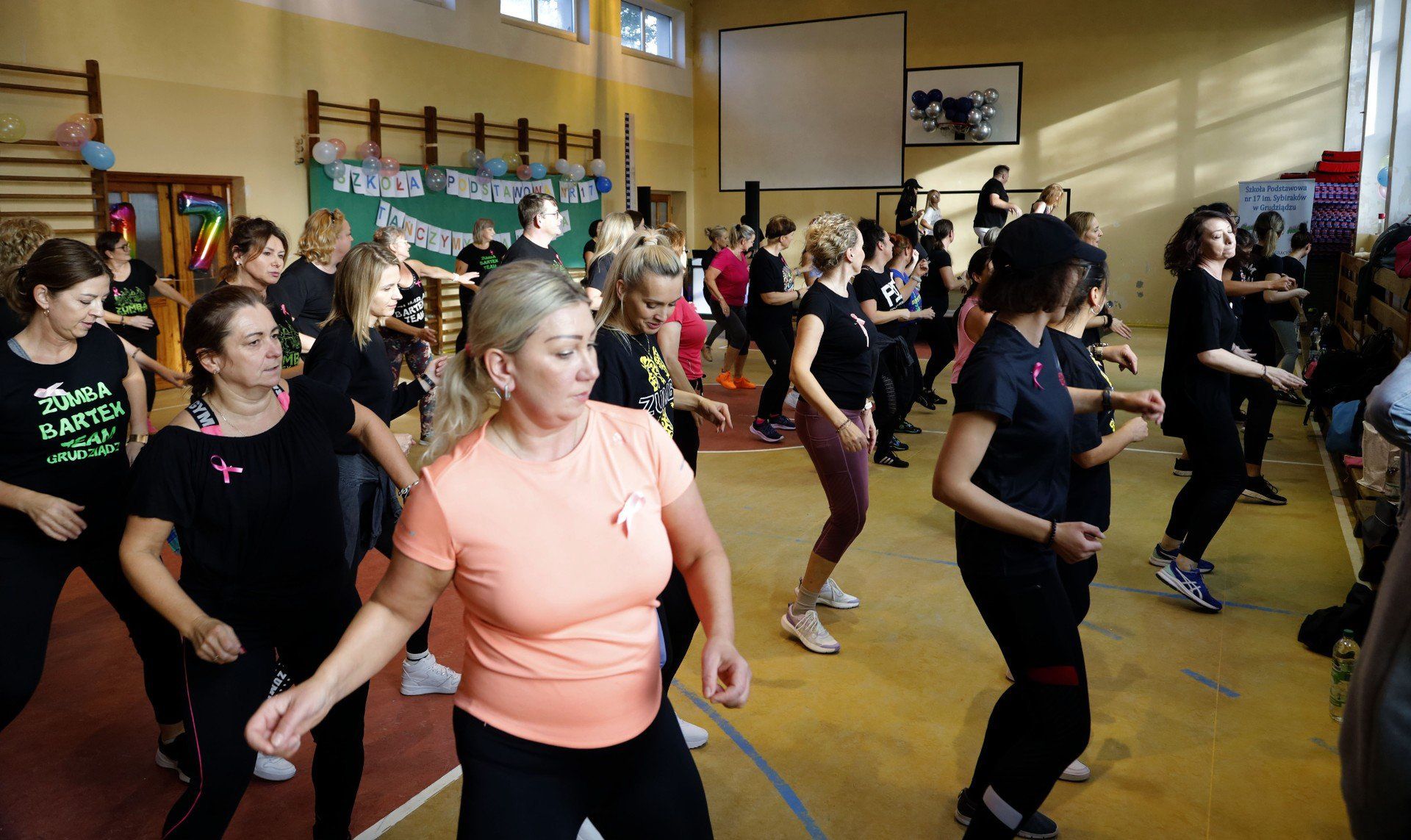 Maraton Zumby w SP 17. w Grudziądzu dla Kewina