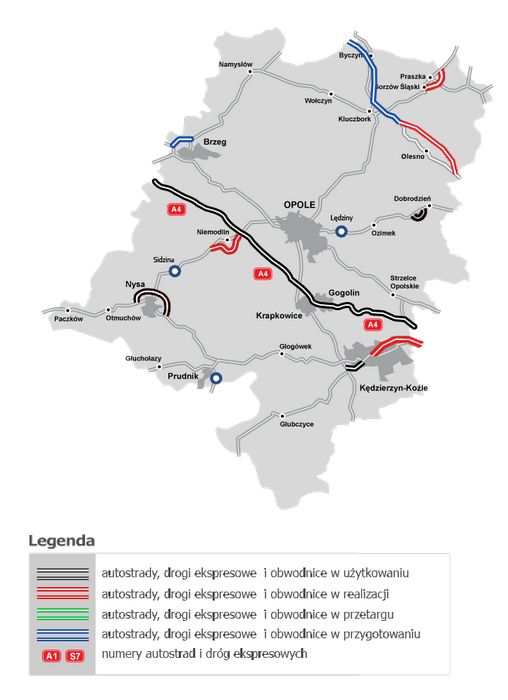 W tych miejscach prowadzane są roboty drogowe, które mogą utrudniać podróż autem 