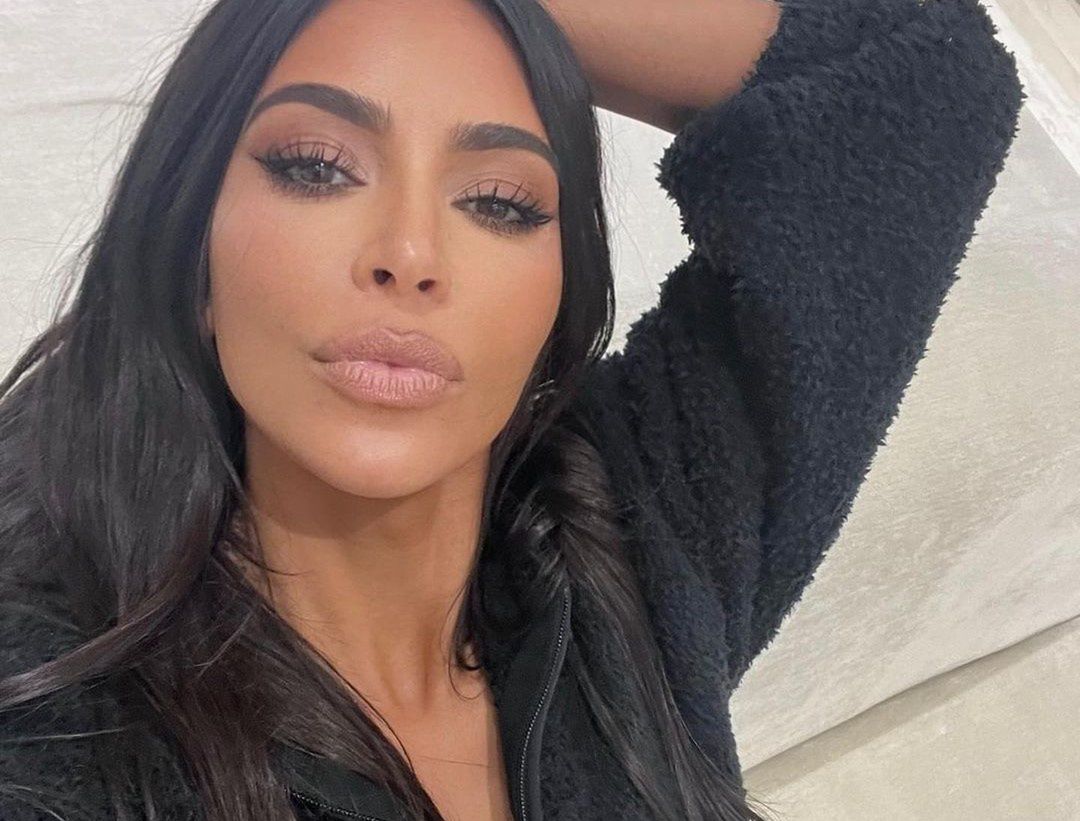Kim Kardashian enhances loungewear: Silver satin ensemble rocks Instagram