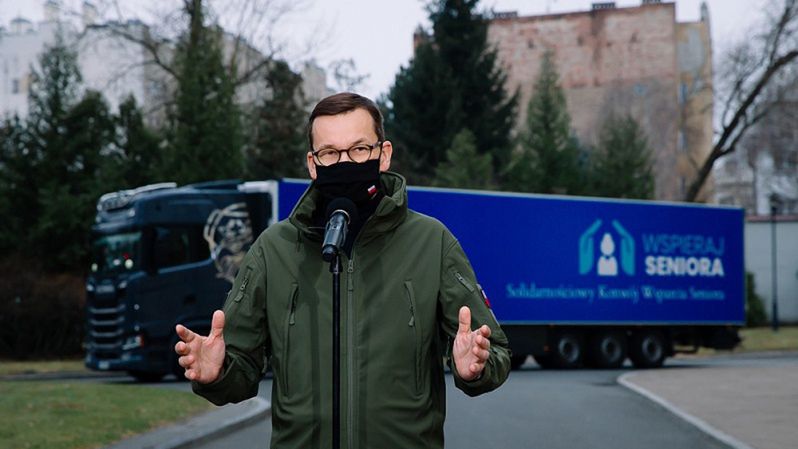Konwój Wsparcia Seniora miał być "szansą" dla Morawieckiego? 
