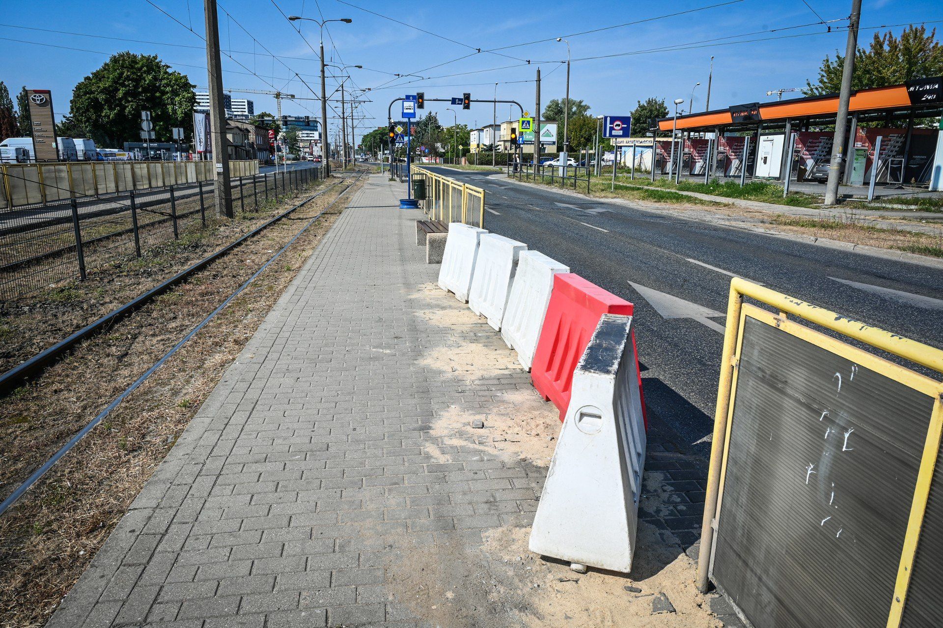 Z peronu zniknęły już wiaty.
