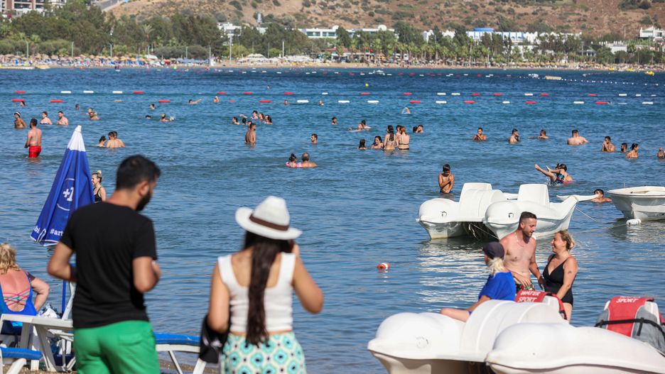 Turyści w tureckim Bodrum 