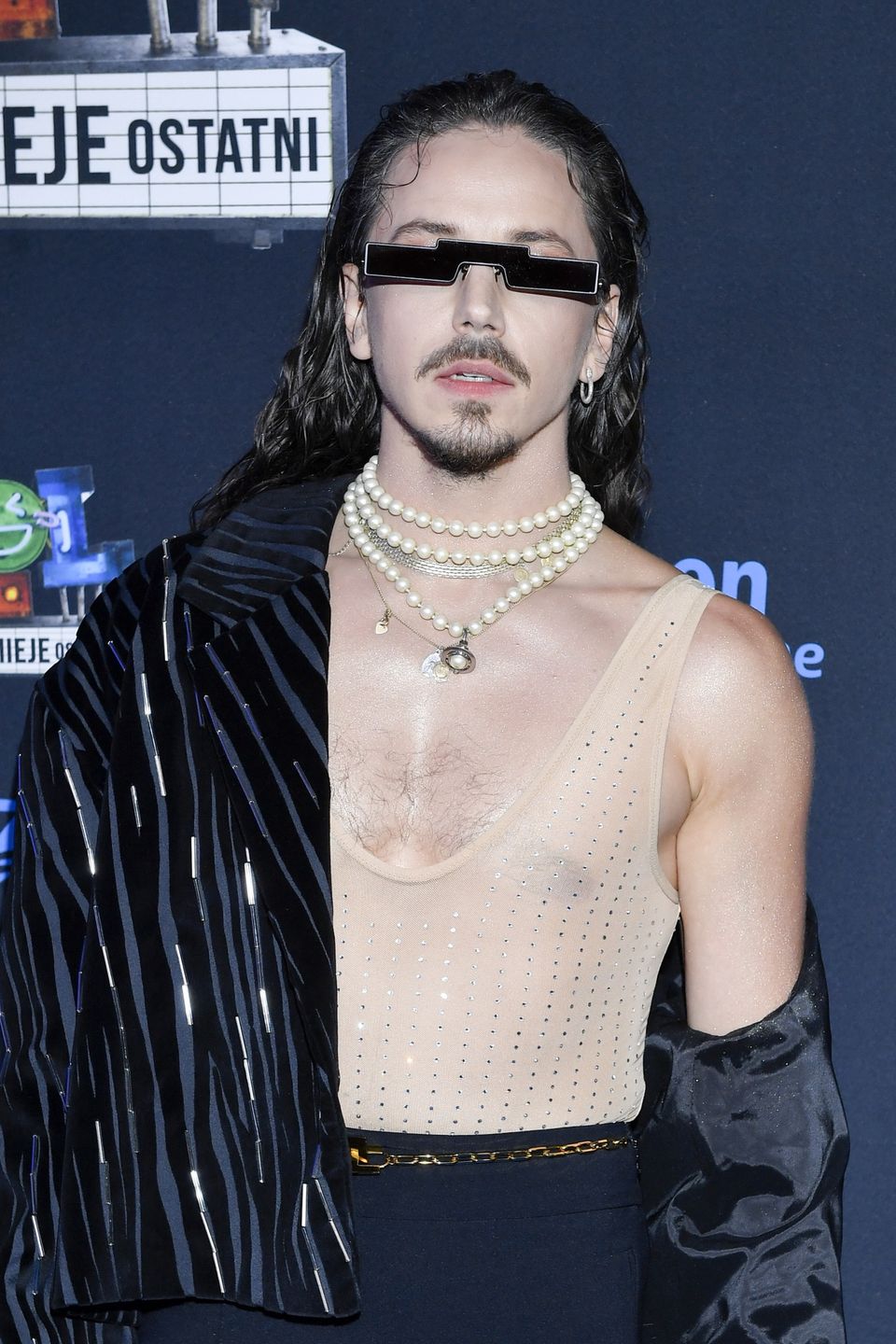 Michał Szpak na premierze show "LOL: Kto się śmieje ostatni"