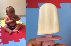 Brazylijska mama zrobiła dziecku lody na patyku ze swojego pokarmu