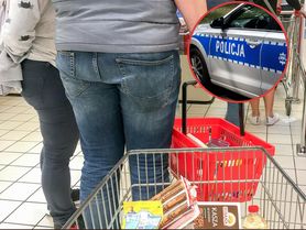 Rodzice dziwnie się zachowywali. Obsługa sklepu wezwała policję