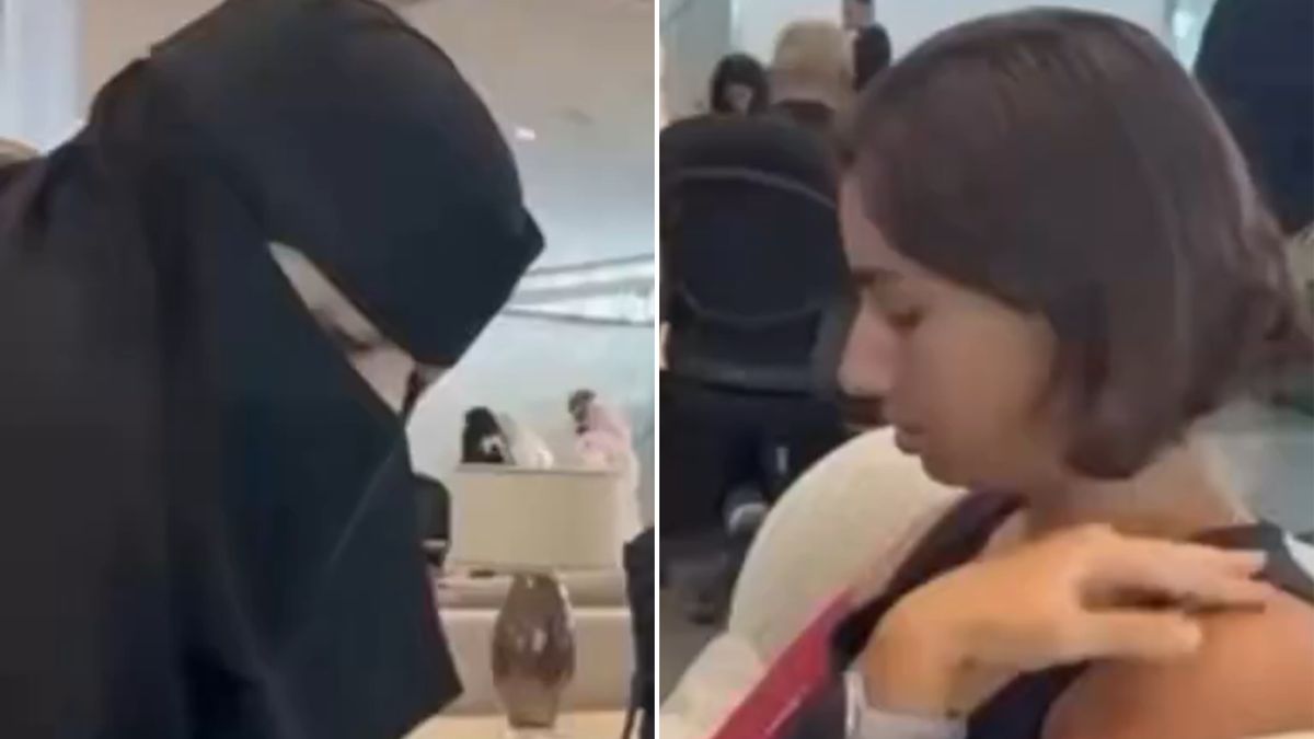 Nagranie z lotniska w Arabii Saudyjskiej. 