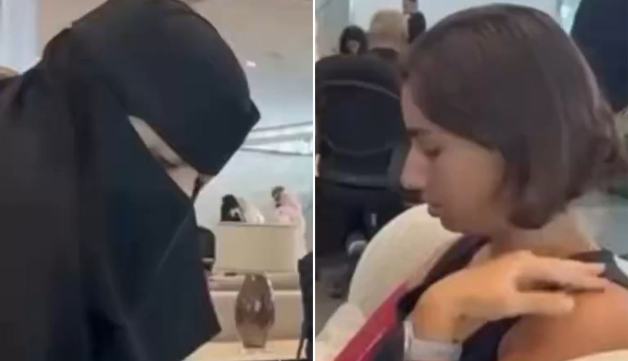 9,5 mln wyświetleń. Takie sceny na lotnisku w Arabii. Prawdziwy viral
