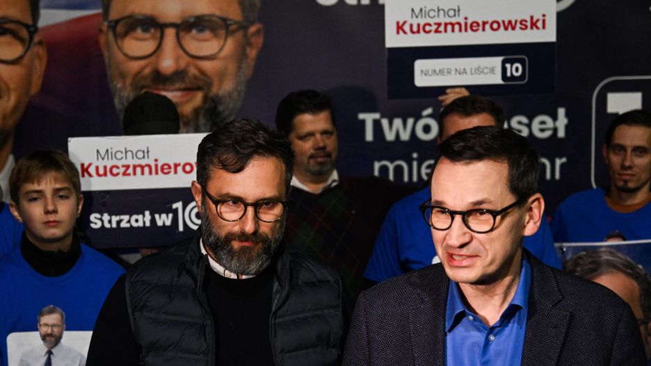 Michał Kuczmierowski i Mateusz Morawiecki