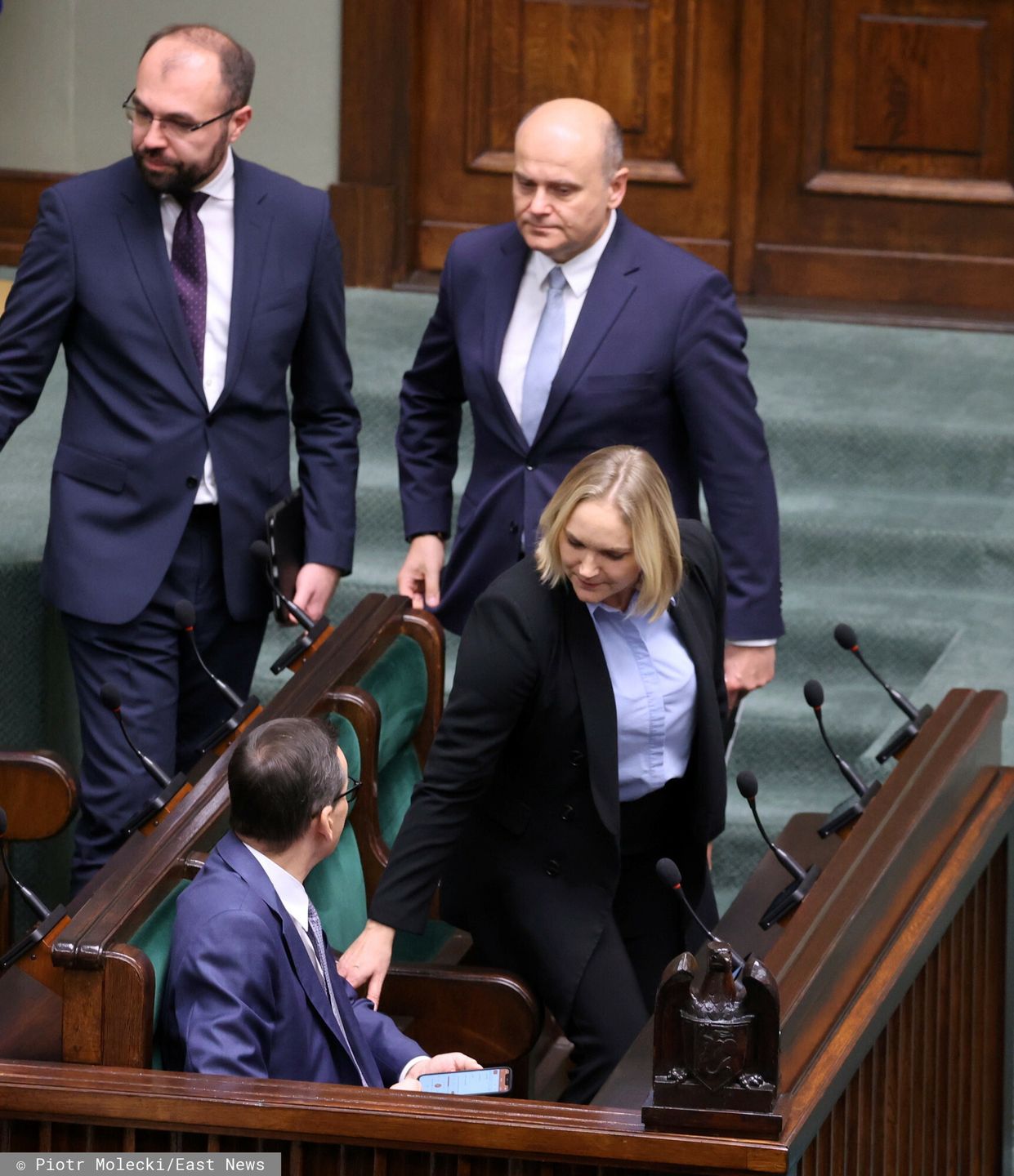 Dominika Chorosińska i Mateusz Morawiecki