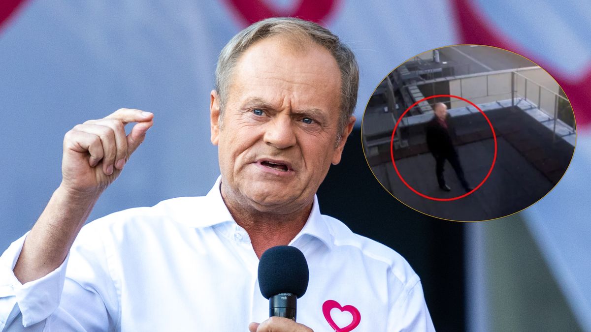 Donald Tusk komentuje "spacer" Dariusza Mateckiego.