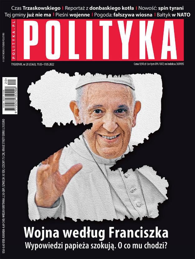 Okładka tygodnika "Polityka"