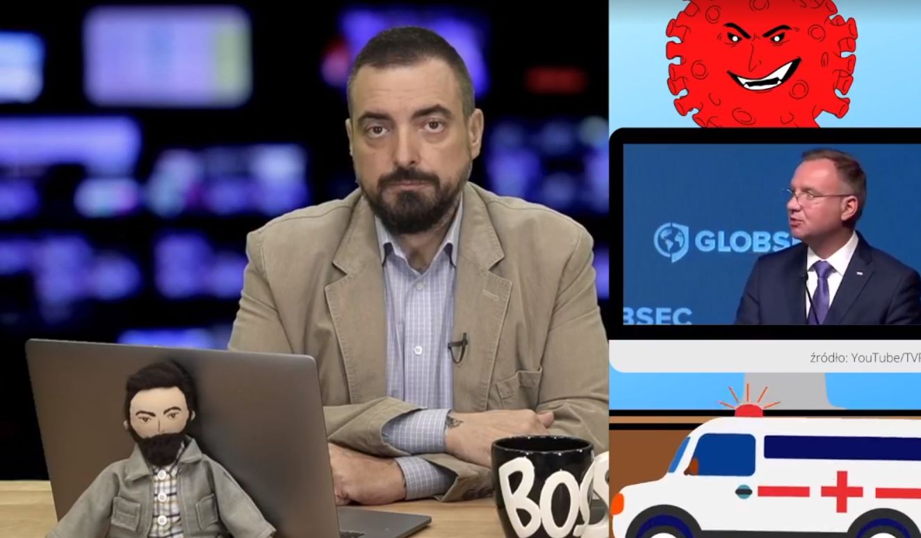 Tomasz Sakielski wyśmiał prezydenta po słowach w Bratysławie