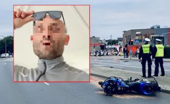 Staranował policjanta w Słupsku. Prawomocny wyrok sądu