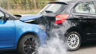 Wypadek na autostradzie A1 koło Radomska. Trzy osoby zostały ranne