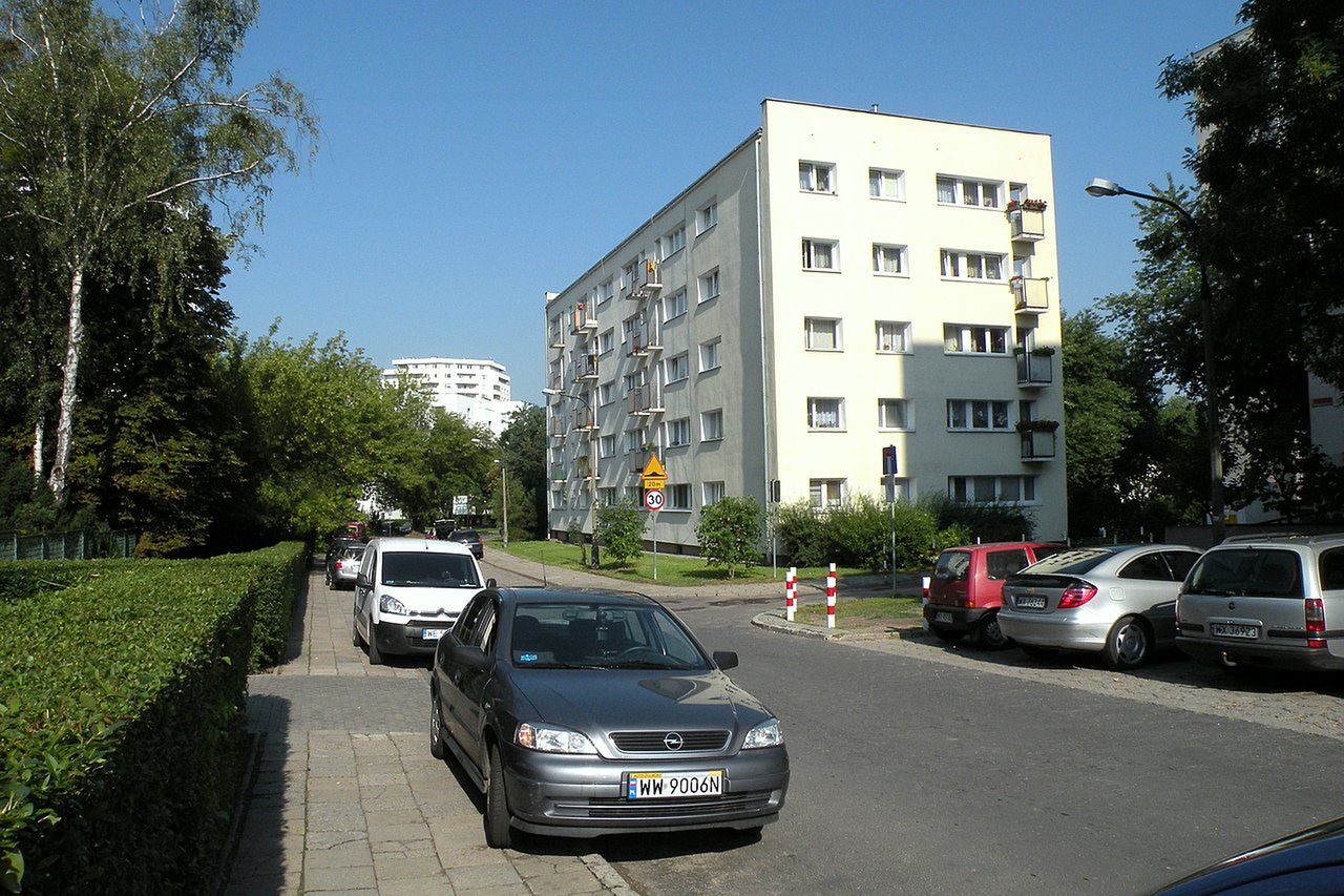 Fragment osiedla Sady Żoliborskie