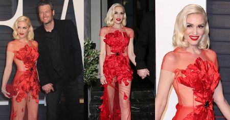 46-letnia Gwen Stefani na gali z Blakem Sheltonem (ZDJĘCIA)