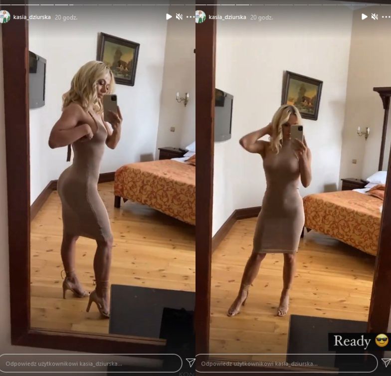 Kasia Dziurska na ślubie znajomych