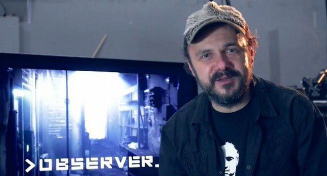 Arkadiusz Jakubik w grze &gt;observer_ (wideo)