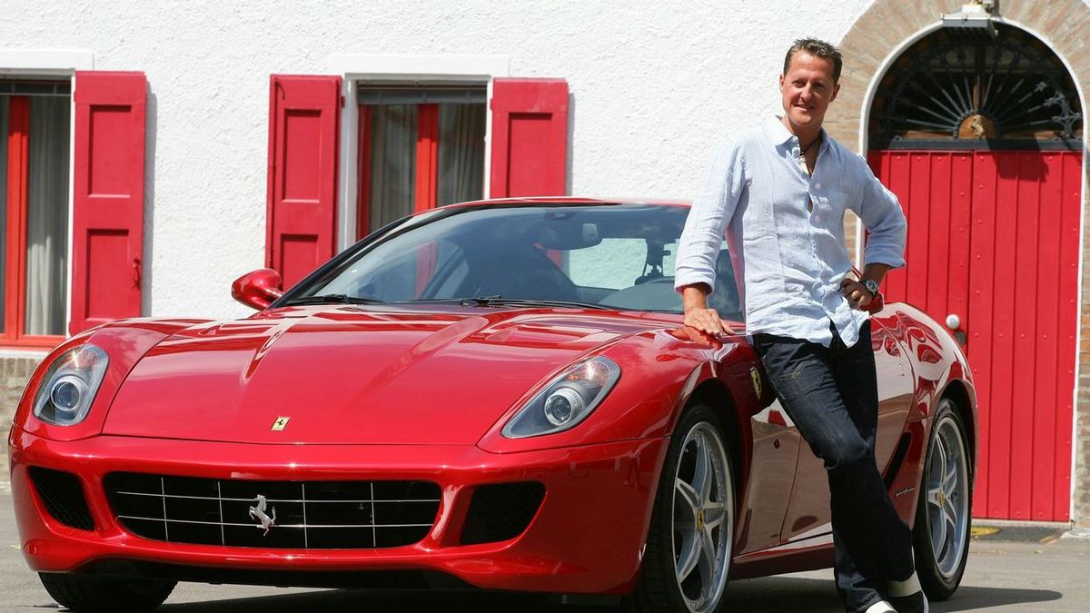 Michael Schumacher i Ferrari 599 GTB HGTE