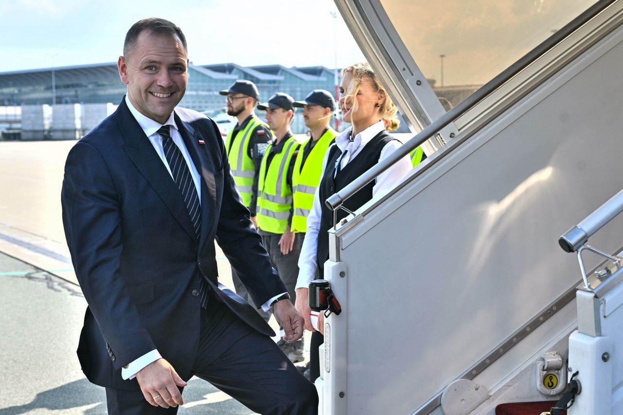 Wizyta Nawrockiego w USA rozpoczęta. Prezydent wylądował