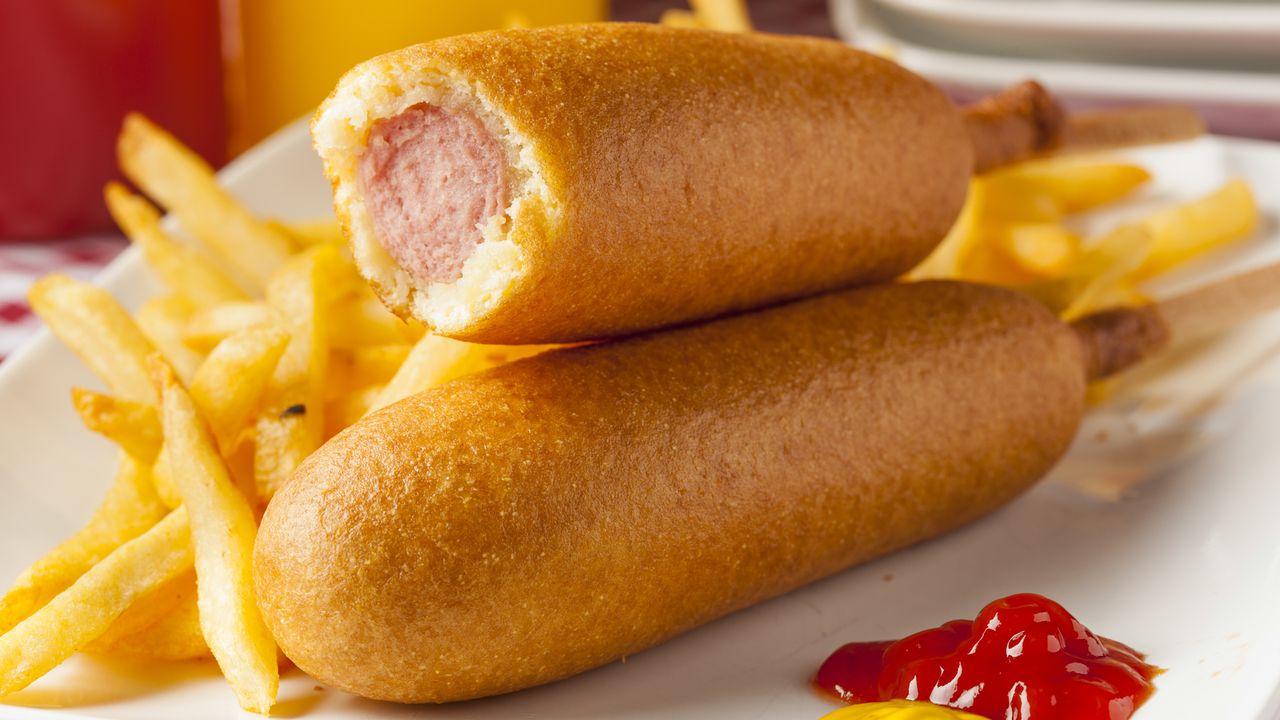 Corn dog  - amerykański przysmak