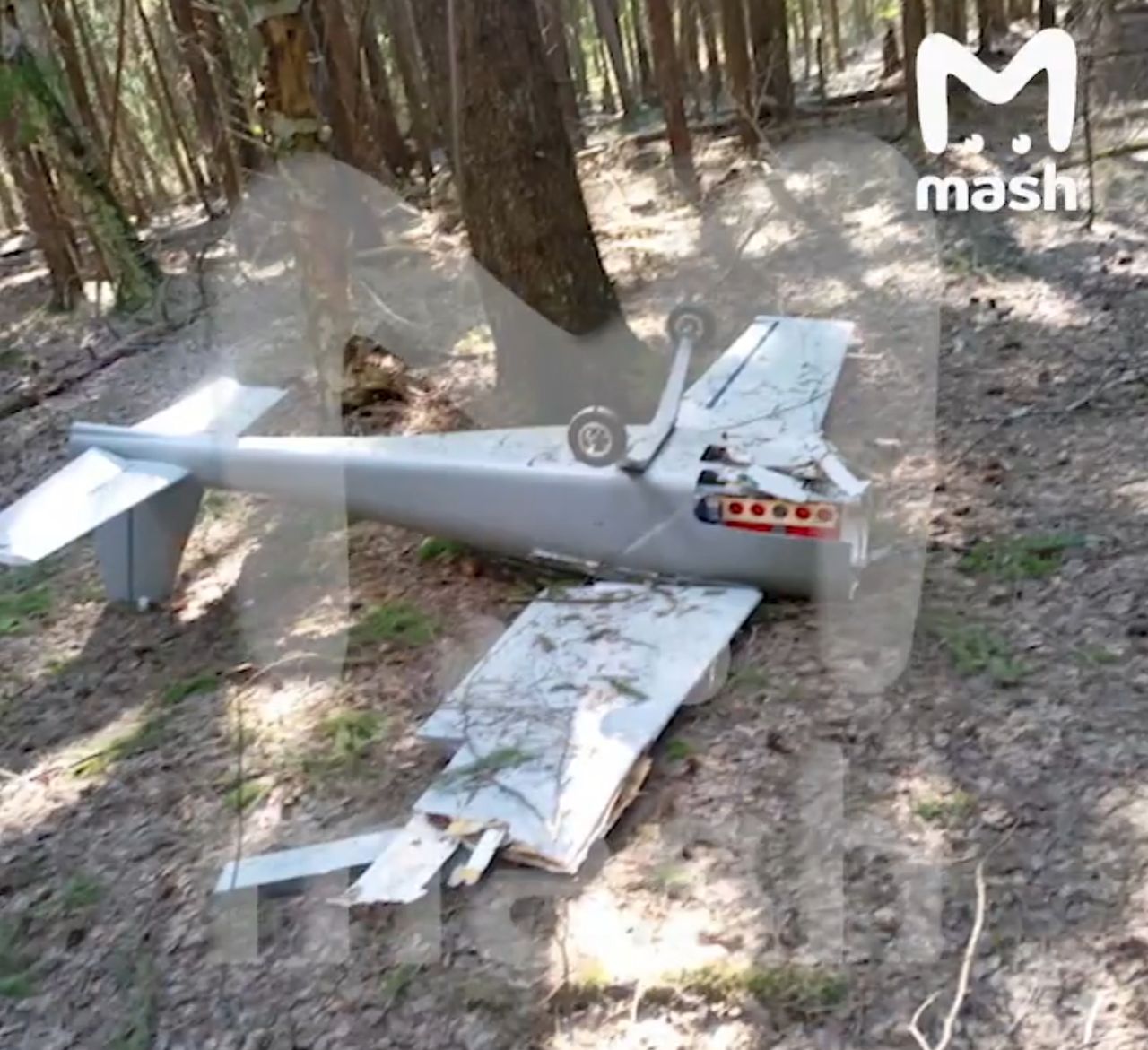 Ukraiński dron UJ-22 "Airborne" doleciał i rozbił się na przedmieściach Moskwy.