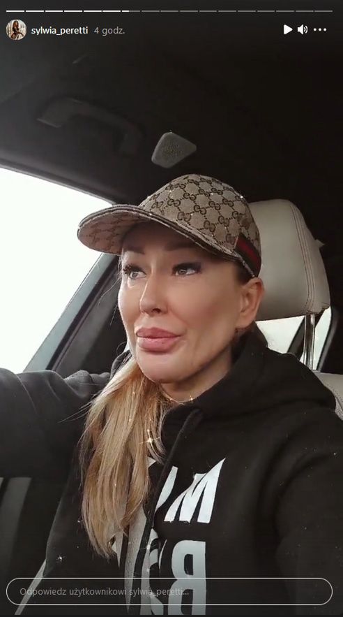 Sylwia Peretti przyłapana przez drogówkę