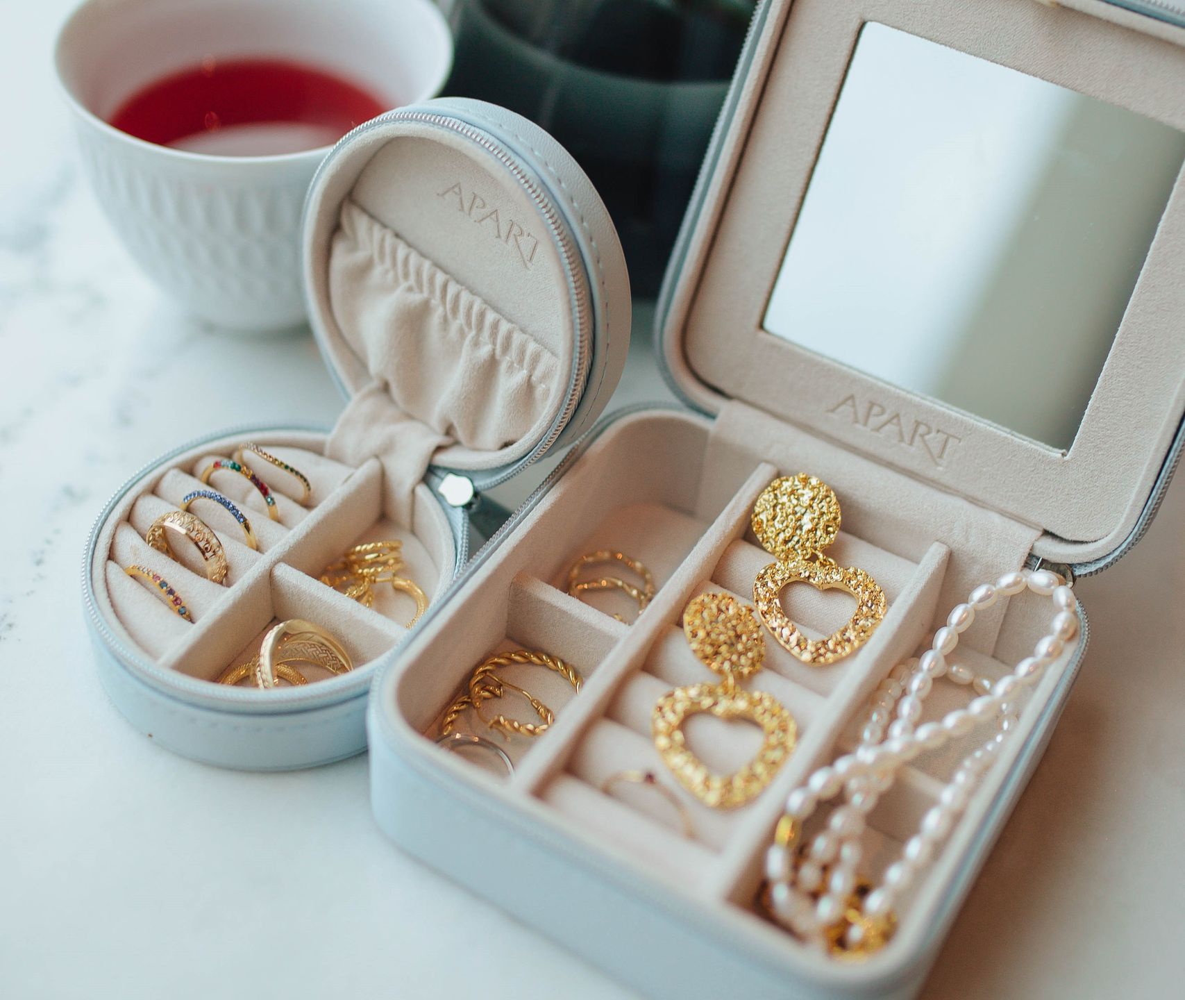 Szkatułka na biżuterię – wzór AP55-013-IV, AP55-012-IV; Apart.pl