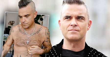 Robbie Williams w samych slipach paraduje po swojej willi. Bałagan jak się masz, ale za to jakie luksusy!