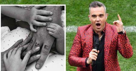Nikt o tym nie wiedział. Robbie Williams ma trzecie dziecko! Do sieci trafiło zdjęcie maleństwa