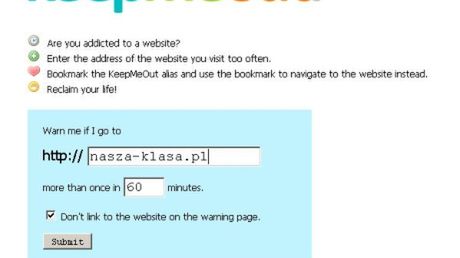 Aplikacja dla uzależnionych od naszej klasy 1