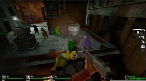 Teletubbies w Left 4 Dead