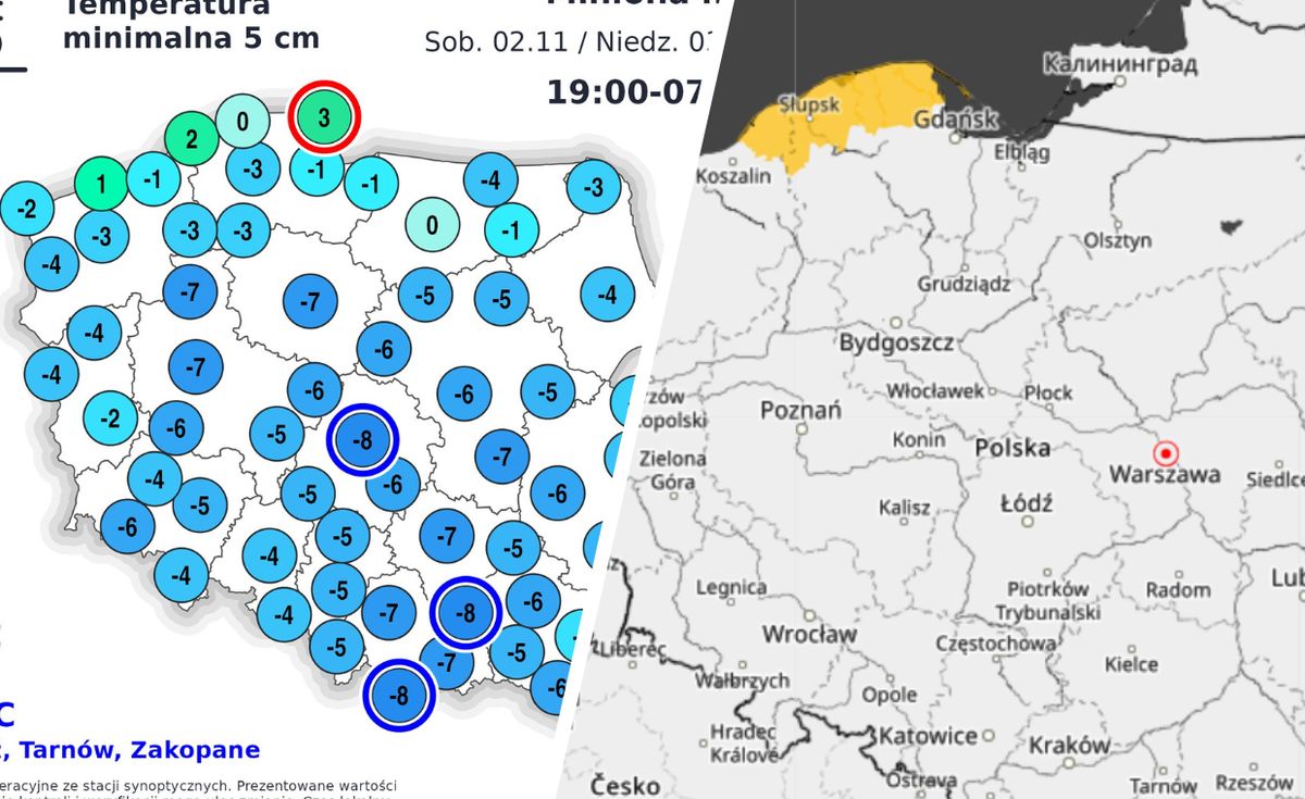 IMGW wydało ostrzeżenia przed silnym wiatrem
