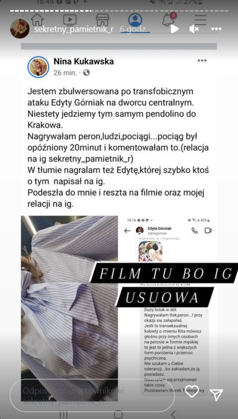 Edyta Górniak i Rafalala pokłóciły się na dworcu