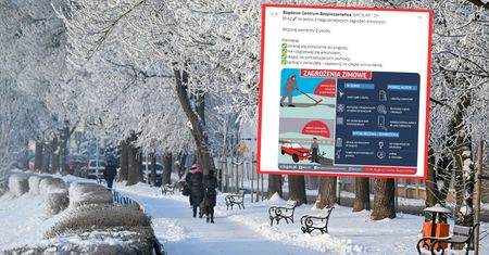 Mróz w Polsce. RCB przypomina o zimowych zagrożeniach. "Reaguj"