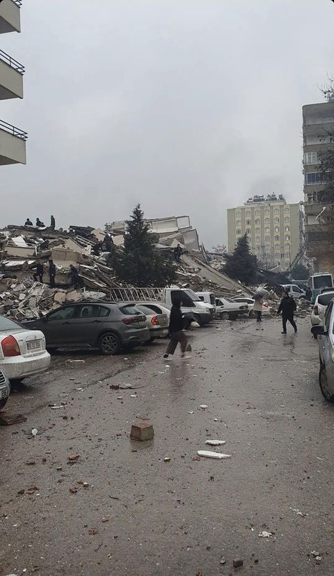 Miasto Kahramanmaraş. Zdjęcie wykonane przez członka rodziny Judi