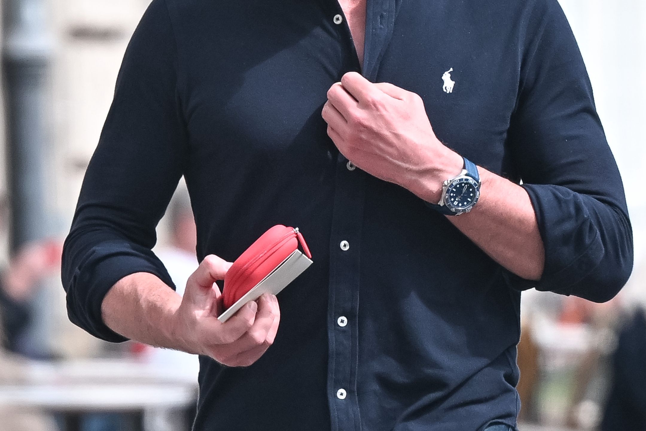 Piotr Kraśko z kosztownym zegarkiem